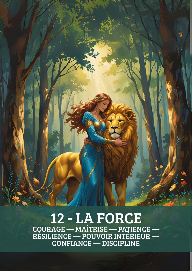 Tarot de la foret de Mayana - La force
