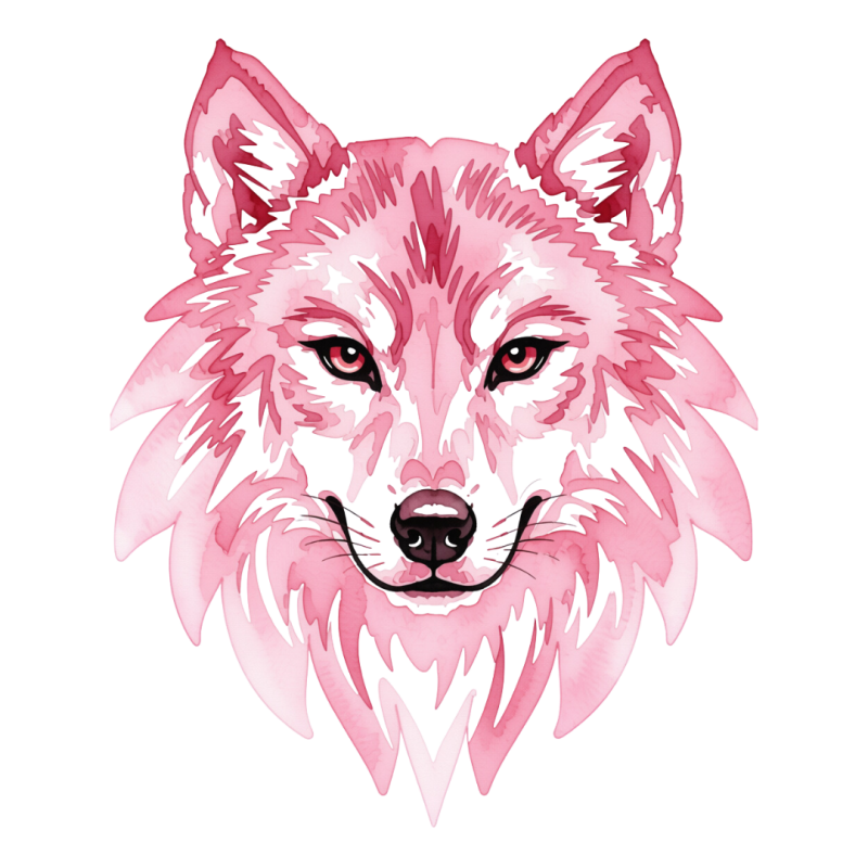 Illustration d'un loup