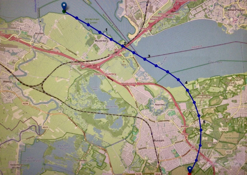 El Al flight 1862: ground track