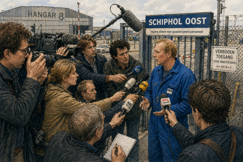 El Al flight 1862: pers voor de poorten van hangar 8