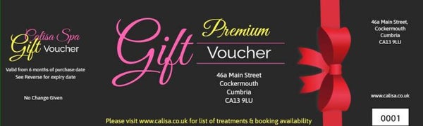 Calisa Spa Premium Gift Voucher (covers all treatments)