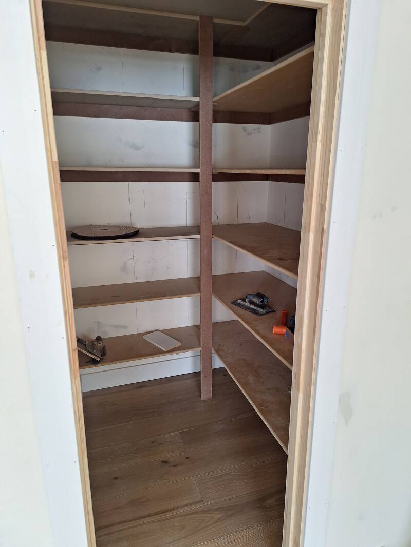 2025 Kitchen Shelving Installation. West Jordan, Utah