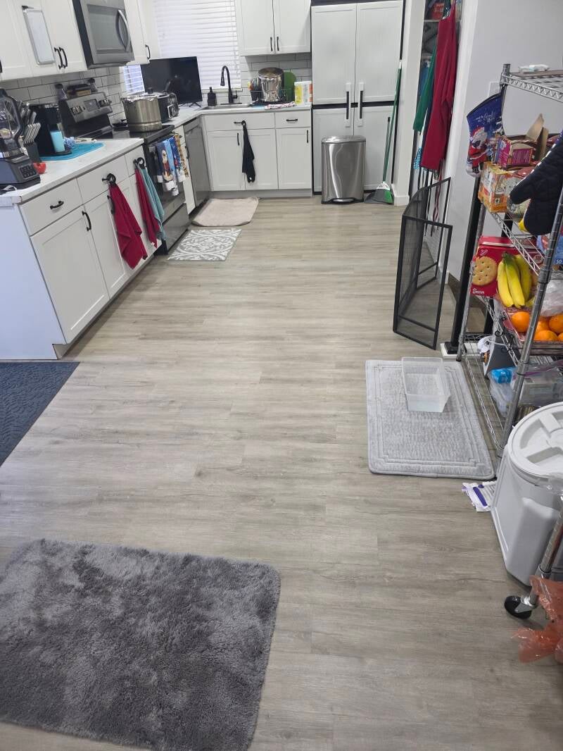 2025 Kitchen LVP Flooring Remodel. Magna, Utah