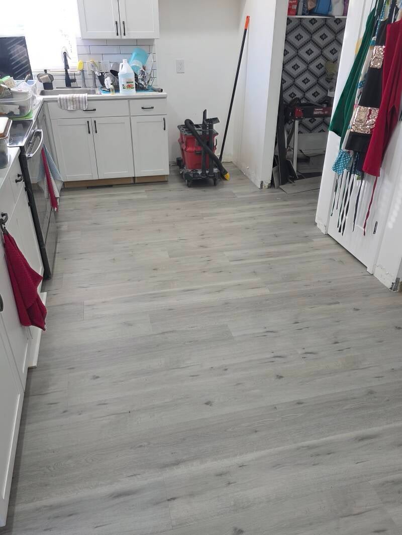 2025 Kitchen LVP Flooring Remodel. Magna, Utah