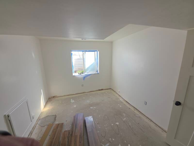 2026 Bedroom Remodel LVP Flooring &amp; Paint. Magna, Utah
