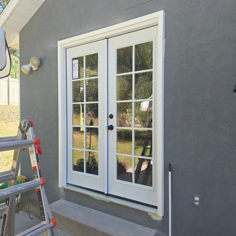 French door installation