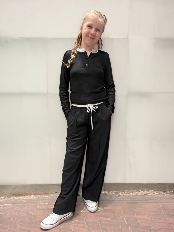Basic top zwart