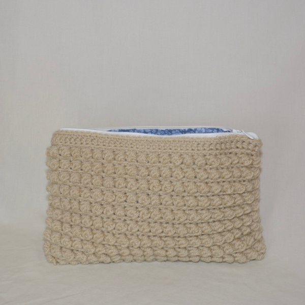 Necessär Beige Stor