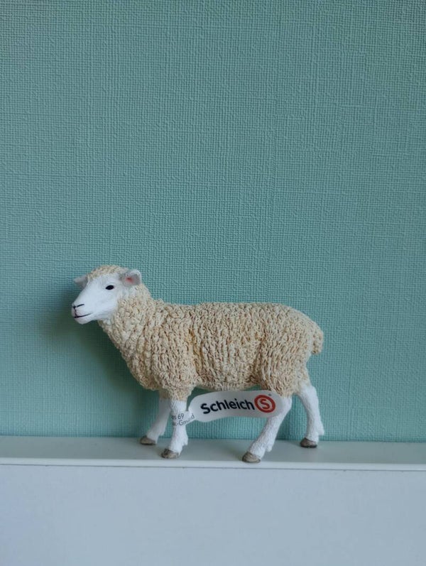 Schleich schaap 13882 met kaartje