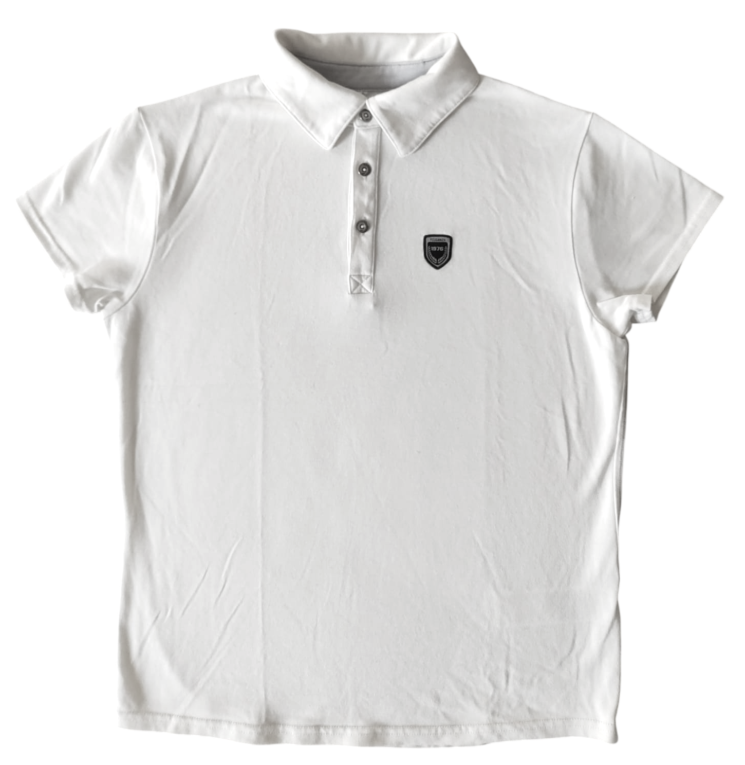 Wedstrijd t-shirt wit Fouganza kinderen maat 158/164