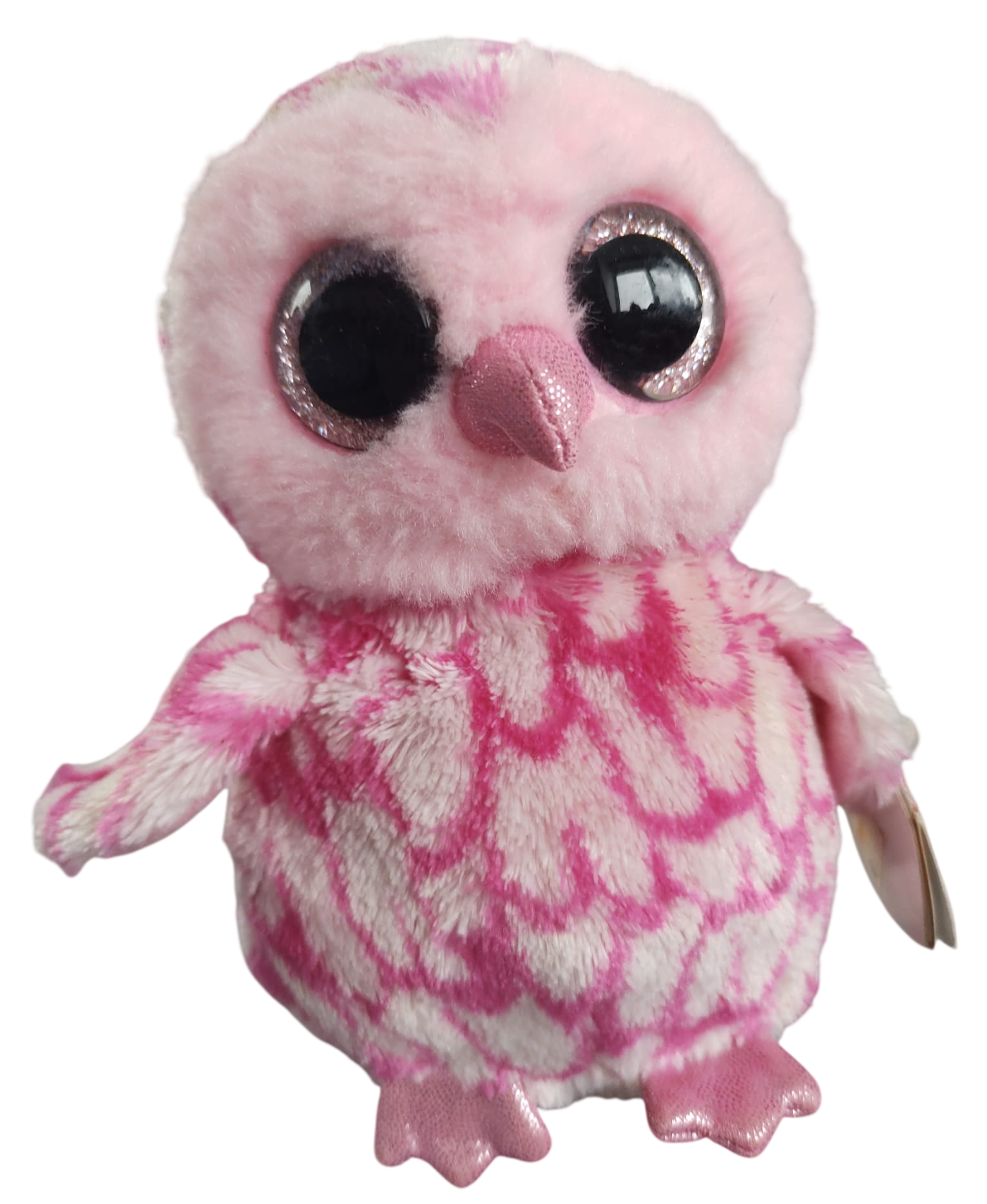 Ty beanie boo Twiggy Roze Uil 15 cm