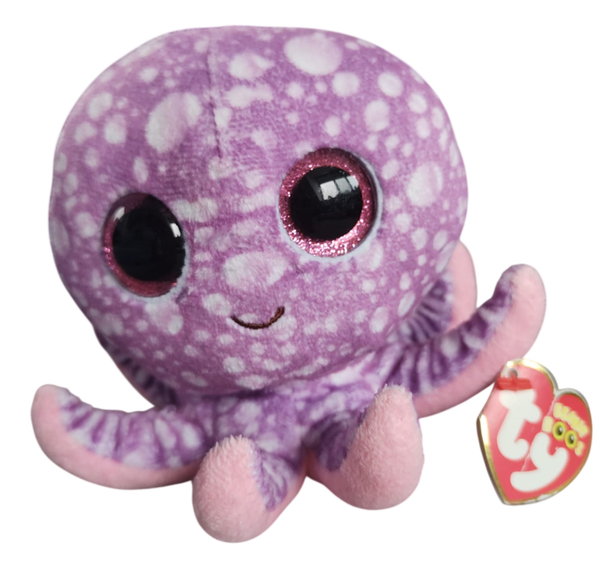 TY Beanie Boos LEGS Purple Octopus 15cm