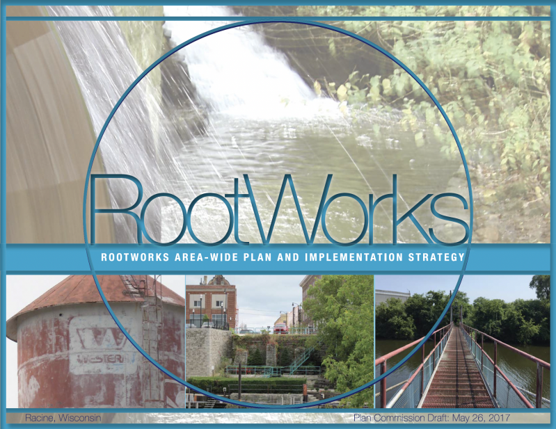 rootworks area wide plan city of racine document cover, 2017