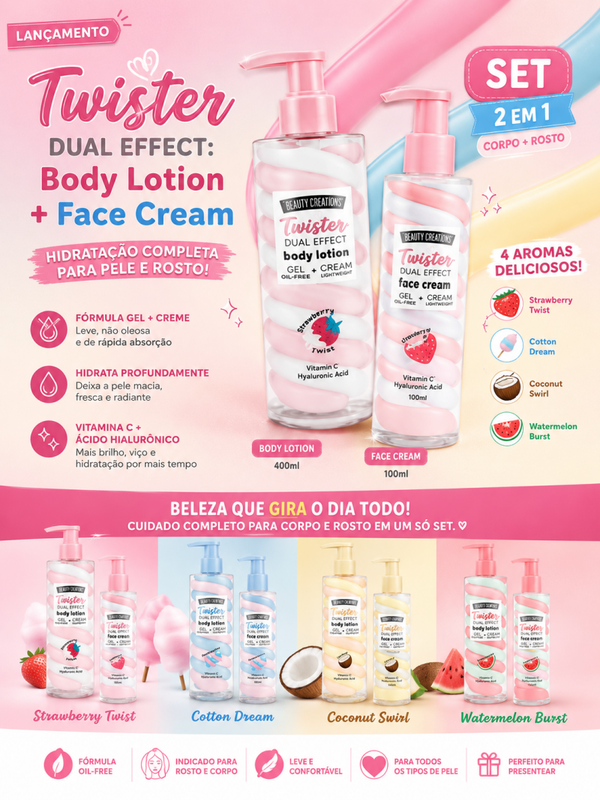 SET TWISTER Body Lotion + Face Cream