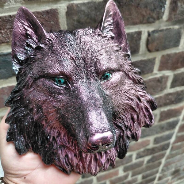 Wolf koraalfossiel, rode jaspis, hematiet