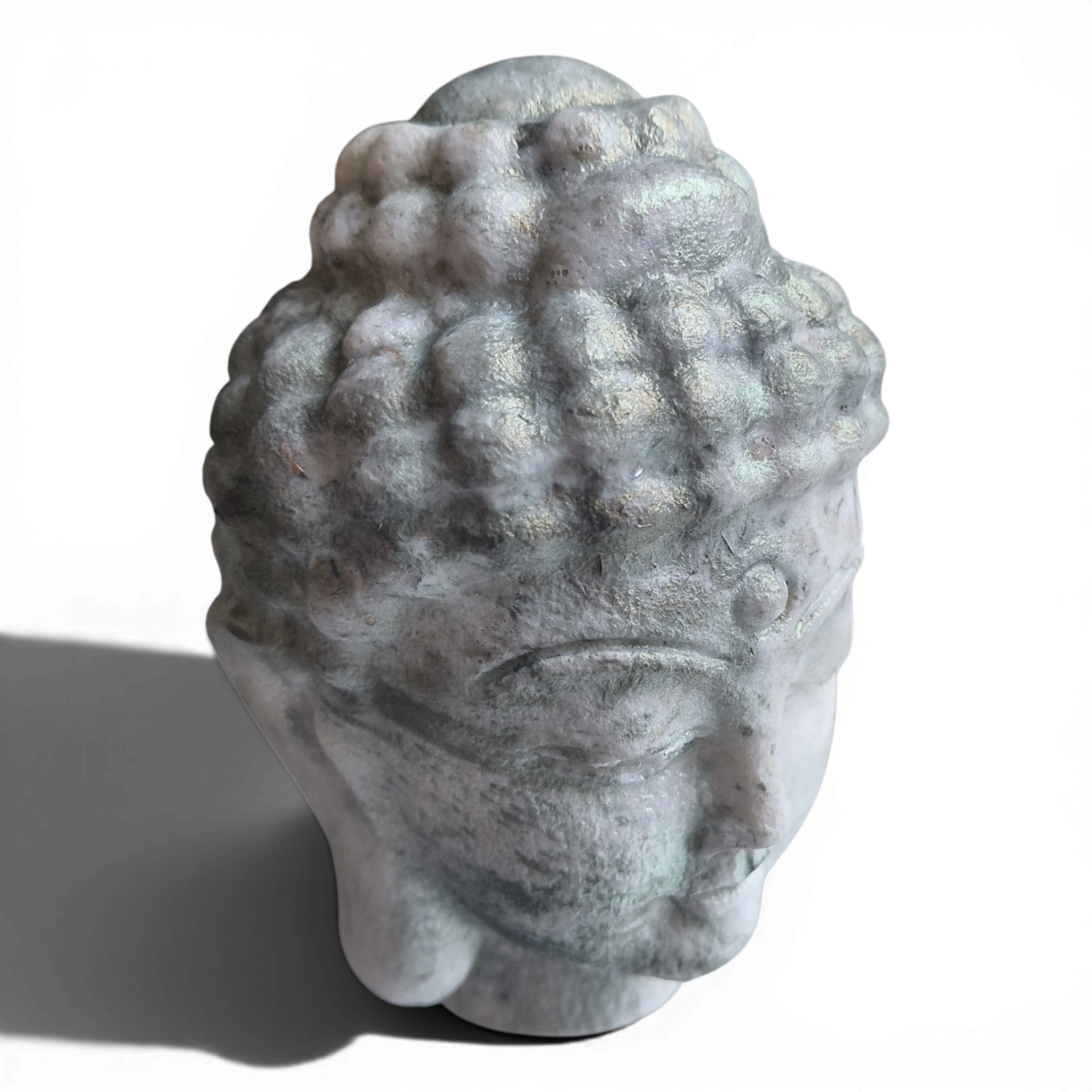 Buddha zwarte onyx, howliet, blauwe kwarts, gele jaspis