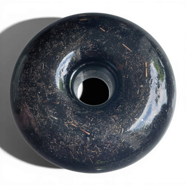 Donut zwarte toermalijn, shungiet