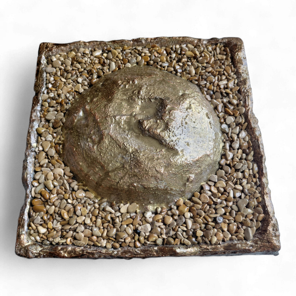 Mixed media epoxy-art 30 x 30 cm