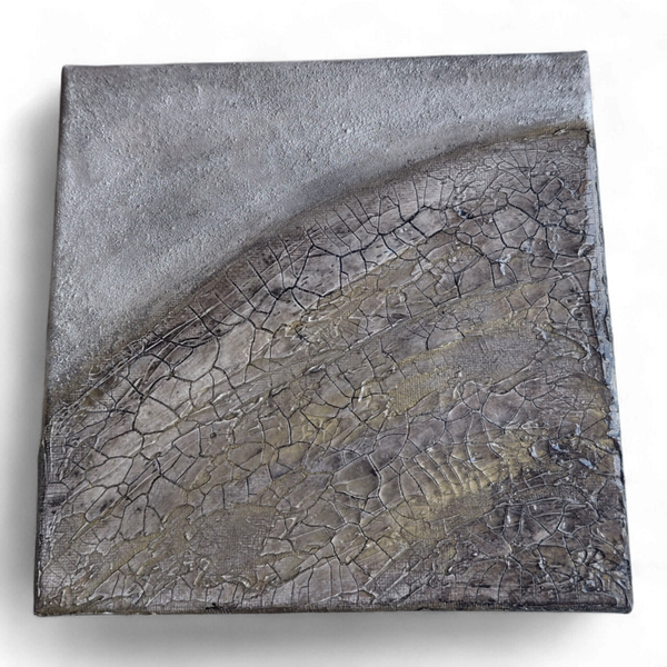 Mixed media epoxy-art 20 x 20 cm