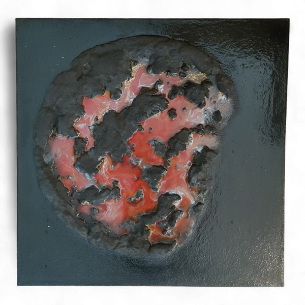 Mixed media epoxy-art 50 x 50 cm