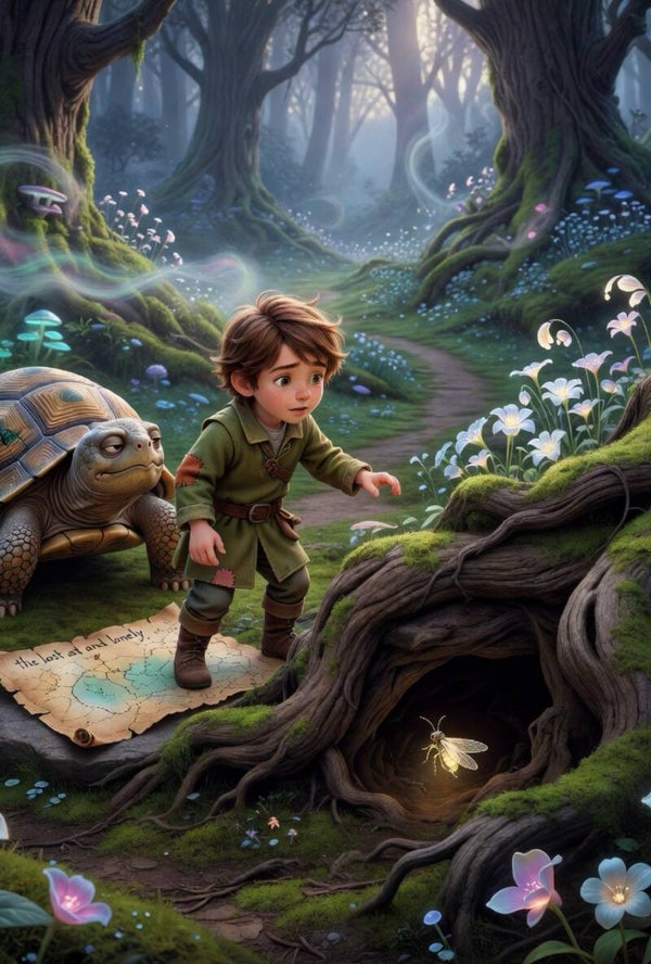 the whispering petal: a journey of light and laughter