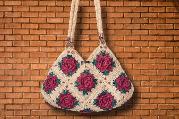 Granny Square Crochet Bag