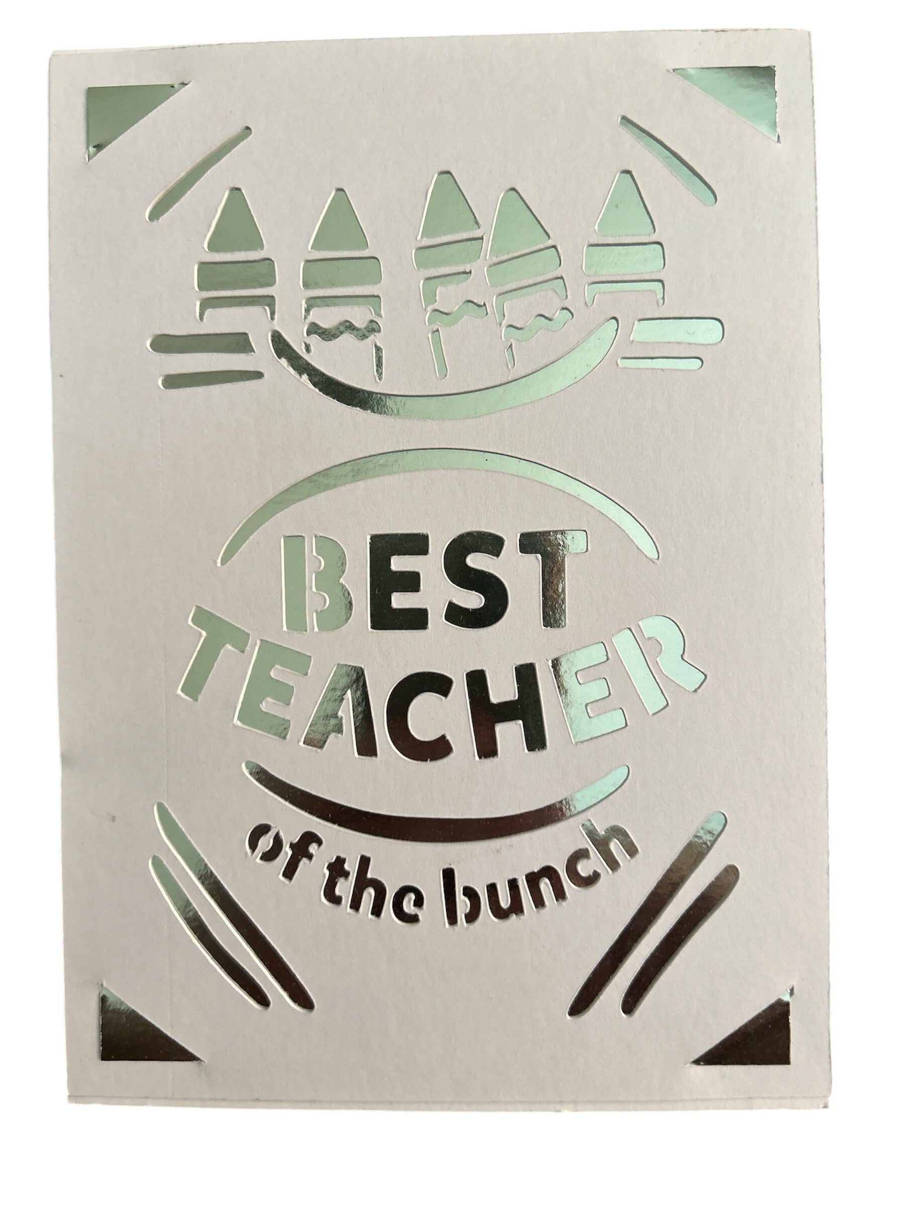 Best Teacher Appreciation Card