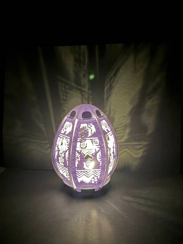 Bunny Rabbit Luminaire Egg shaped