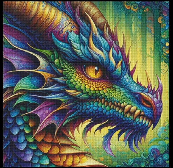Cross Stitch Dragon