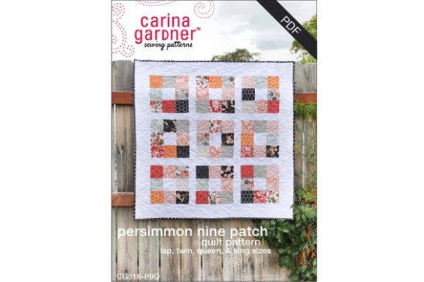 Persimmon Nine Patch Quilt