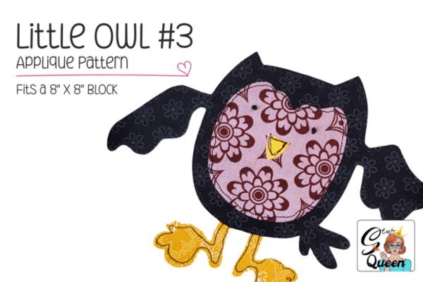 Little Owl - Applique Pattern