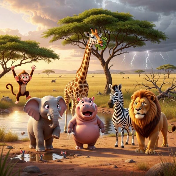 Beneath The Baobab: A Savanna Adventure