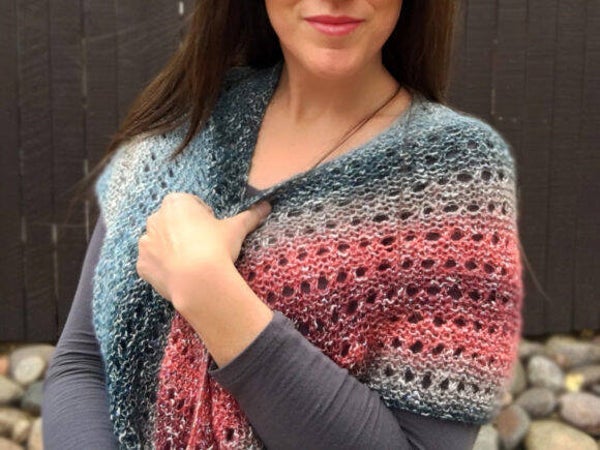 Moonstone Shawl Knit Pattern