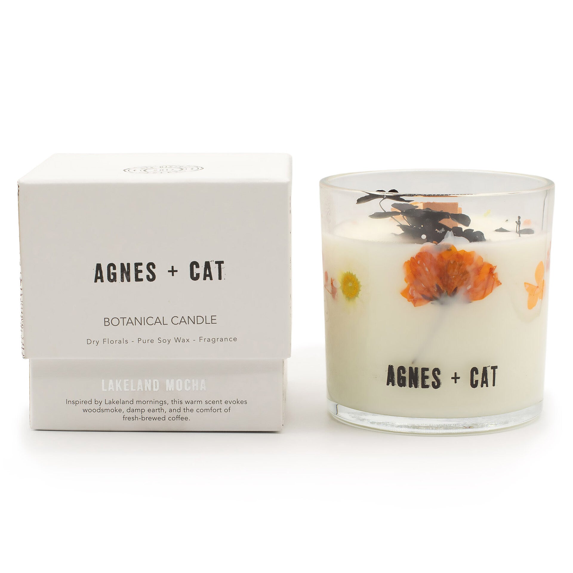 Agnes + Cat Botanische Sojawaskaars – Lakeland Mocha (PRE-ORDER)