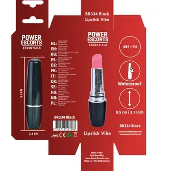 Black Lipstick Vibe – Discreet Lipstick Vibrator | Compact & Powerful