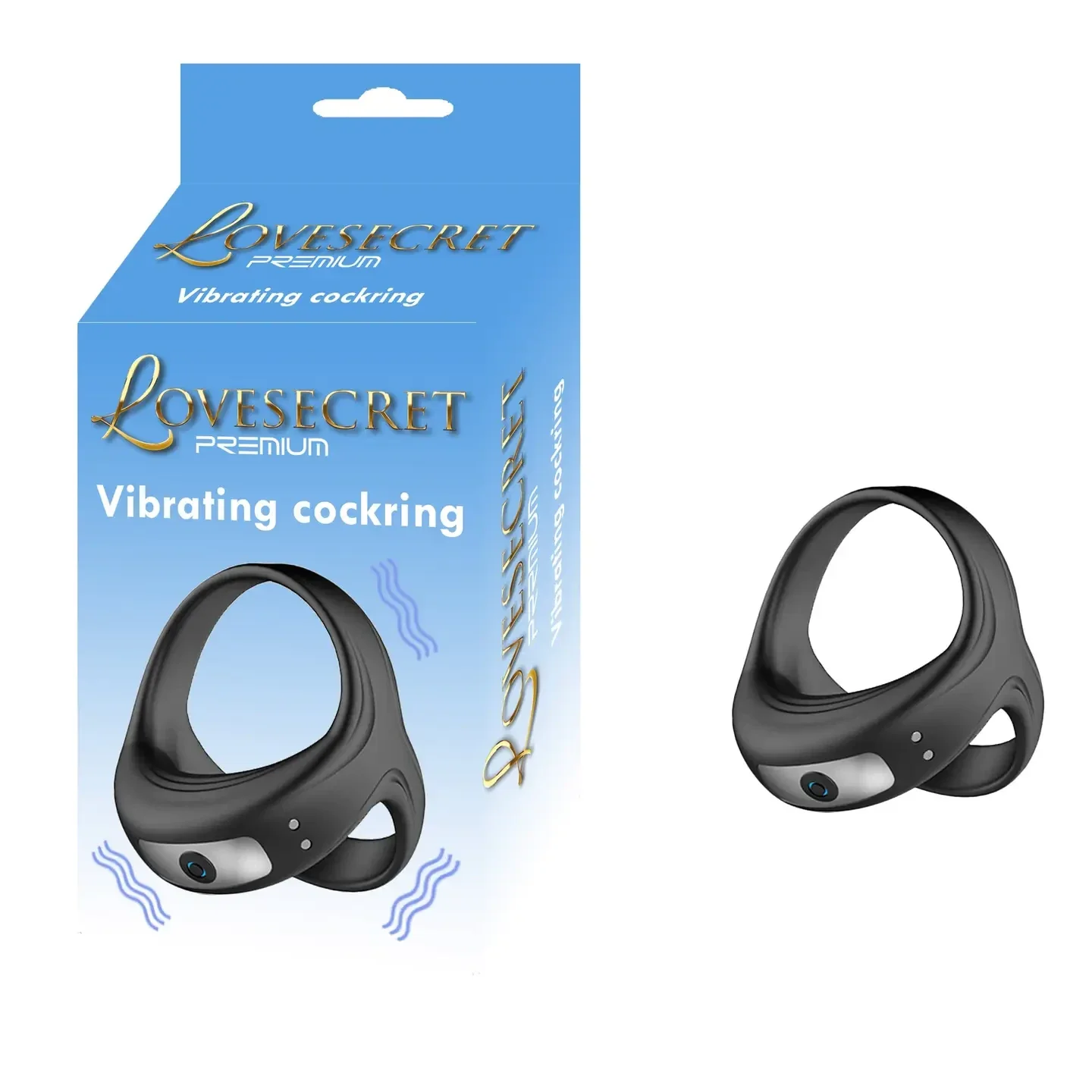 Vibrating Cock Ring 3-in-1 – Rechargeable & Waterproof