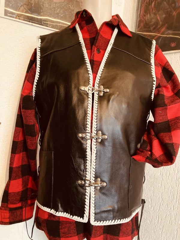 Leren vest