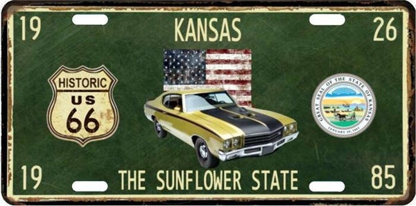 Nummerplaat - Kansas