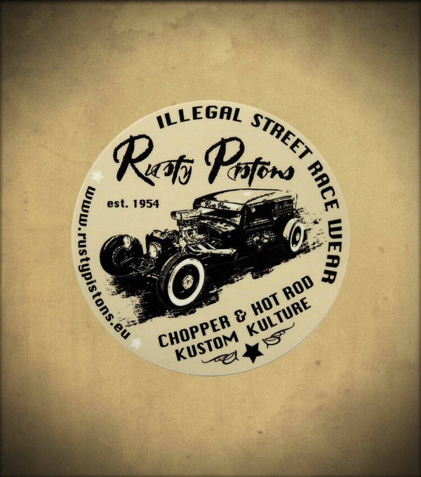 Sticker 02 - Rusty Pistons