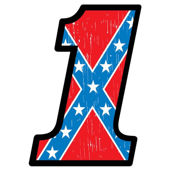 Sticker - Confederate vlag/#1