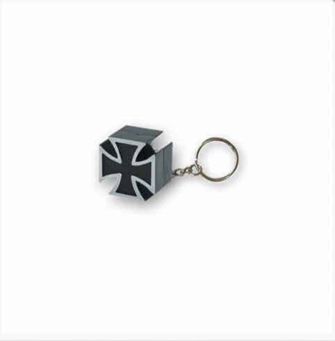 Sleutelhanger - Triktopz cross pin/black