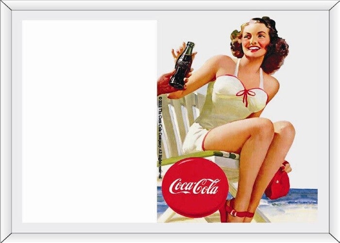 Spiegel/fotokader - Coca Cola