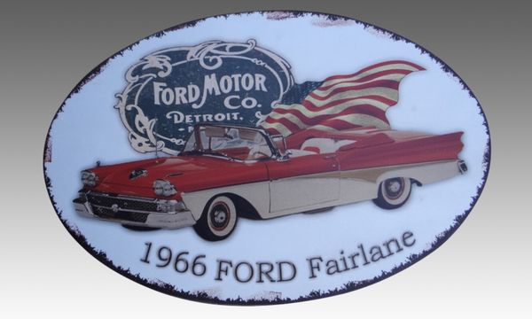 Metalen plaat "Ford Fairlane"