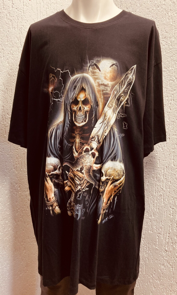 T-Shirt - WiLD "Skeleton/zwaard" (Glow in the Dark)