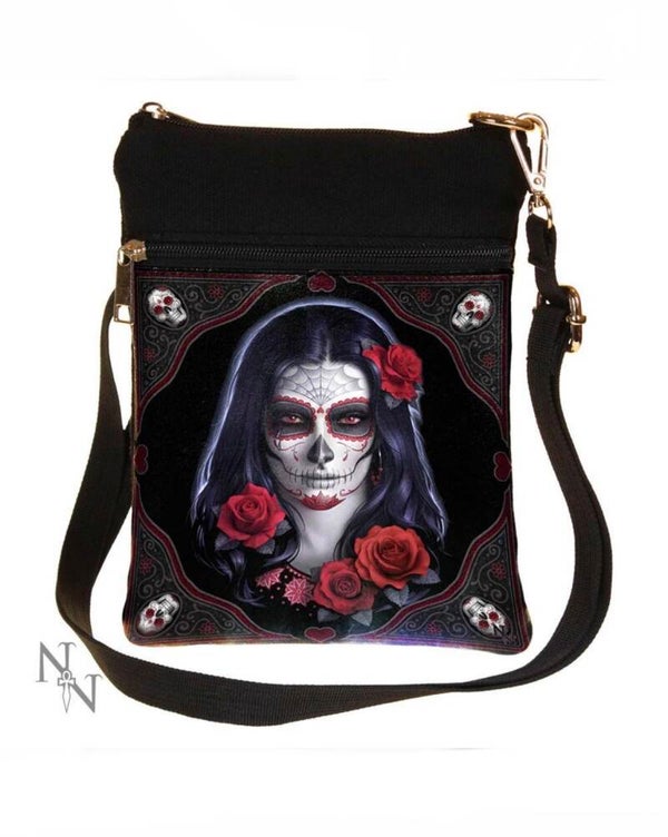 Sugar Skull (JR) schoudertas sugar skull  23 cm