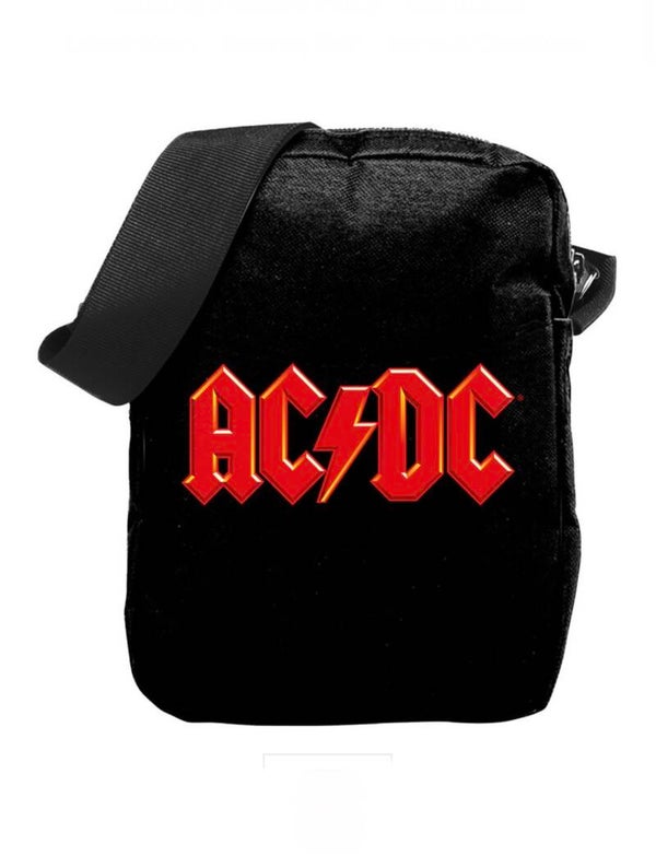 AC/DC - schoudertas in het zwart met rode letters
