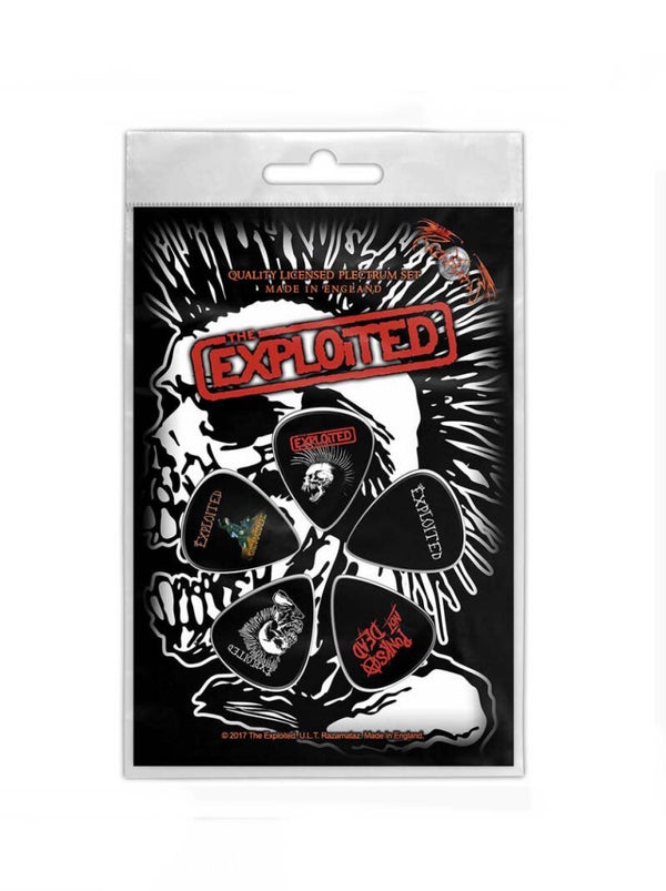 the exploited - plectrum pakketje - punk- rock