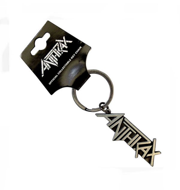 anthrax - sleutel hanger - keychain - logo naam -
