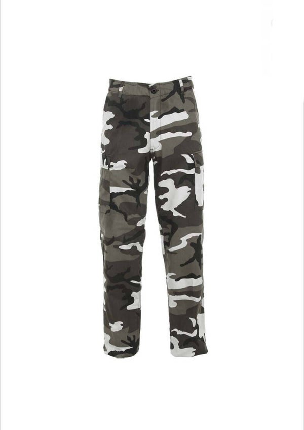 BDU broek - camouflage wit - urban