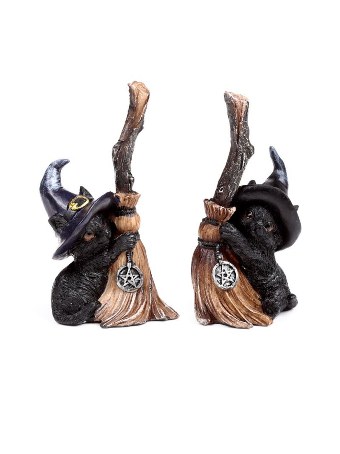 Heksen Zwarte Kat met bezem